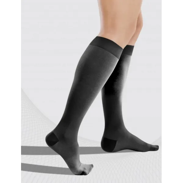 Гольфы компрессионные с хлопком унисекс для ежедневного использования и путешествий ELAST 0401 Cotton