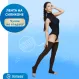 Чулки компрессионные "Польза" без мыска, 4001