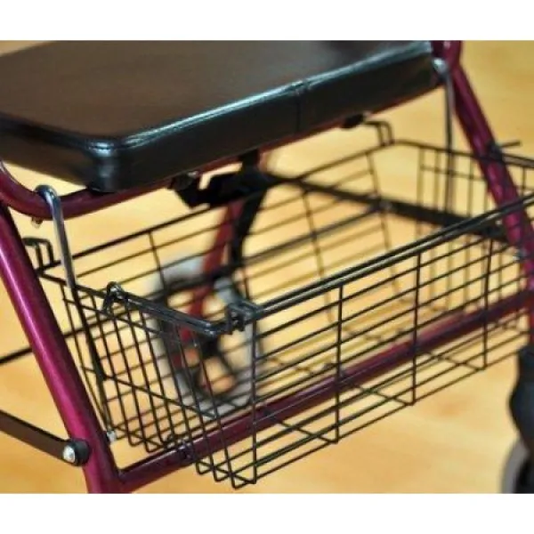 Прокат Ходунки-роляторы с ручным тормозом и корзиной