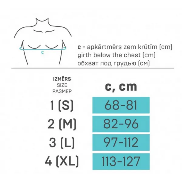 Бандаж медицинский на грудную клетку ELAST 9902