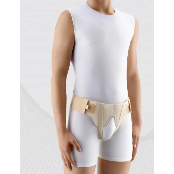 Бандаж эластичный грыжевый для паховой грыжи двусторонний со съемными вставками TONUS 0511