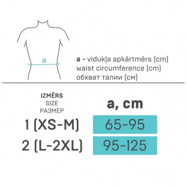 Бандаж медицинский эластичный грыжевый для пупочной грыжи со съемным пелотом TONUS 0511-01