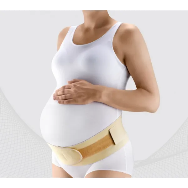 Бандаж медицинский эластичный поддерживающий для беременных  c мягкой внутренней стороной ELAST 9806 Gerda LUX