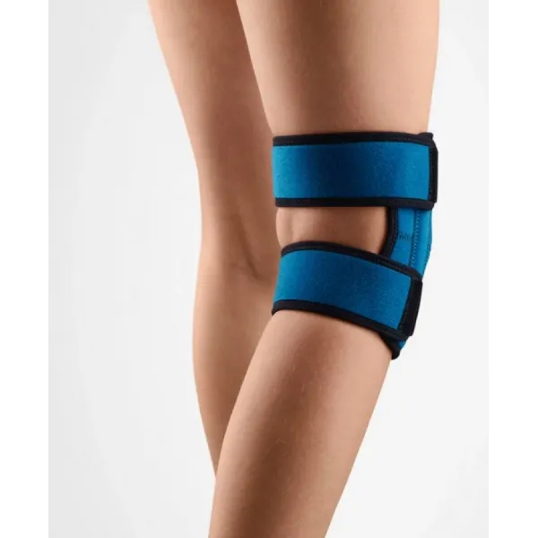 Бандаж медицинский эластичный на коленный сустав c пружинными ребрами жесткости детский ELAST 9903-01 D LUX