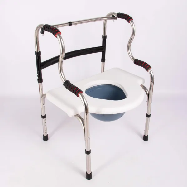 Стул-туалет 3в1 складной (многофункциональные ходунки+кресло-туалет) 7029