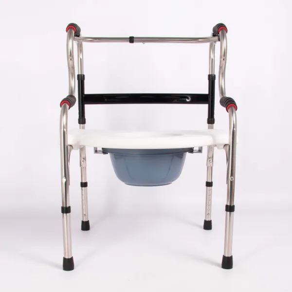 Стул-туалет 3в1 складной (многофункциональные ходунки+кресло-туалет) 7029