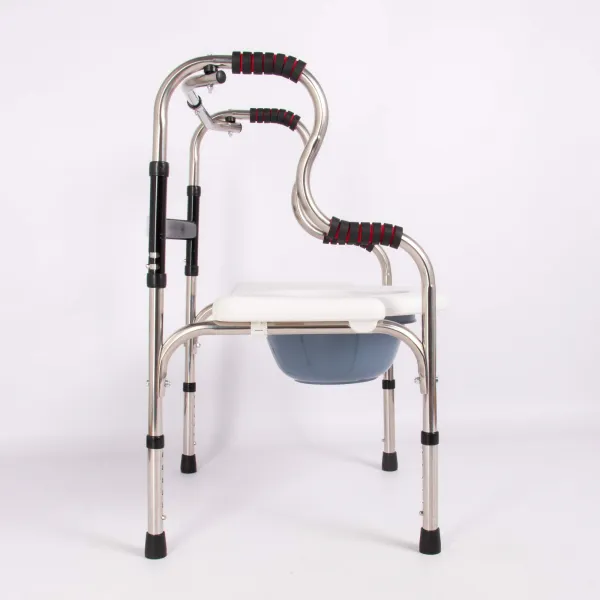 Стул-туалет 3в1 складной (многофункциональные ходунки+кресло-туалет) 7029