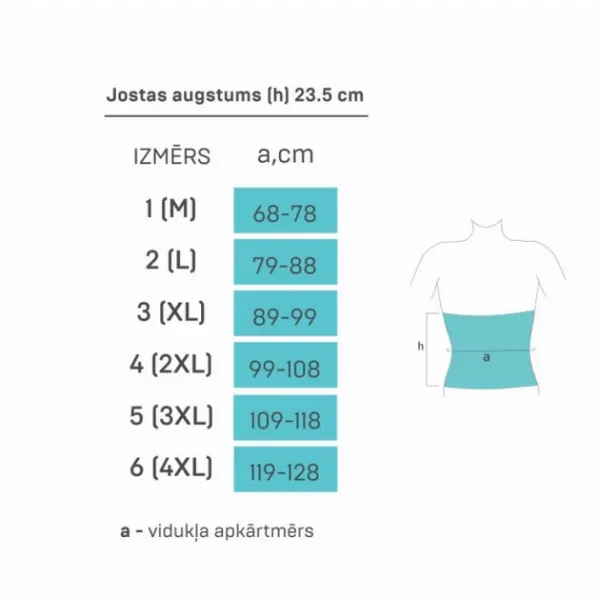 Корсет эластичный для фиксации поясничного отдела c ребрами жесткости и лентами-усилителями TONUS 0012-01