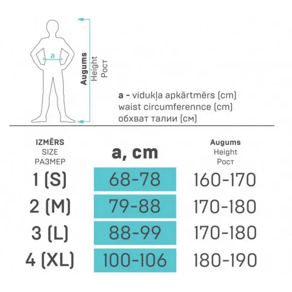 Корсет медицинский эластичный для грудного и поясничного отделов позвоночника с ребрами жесткости ELAST 0109-01