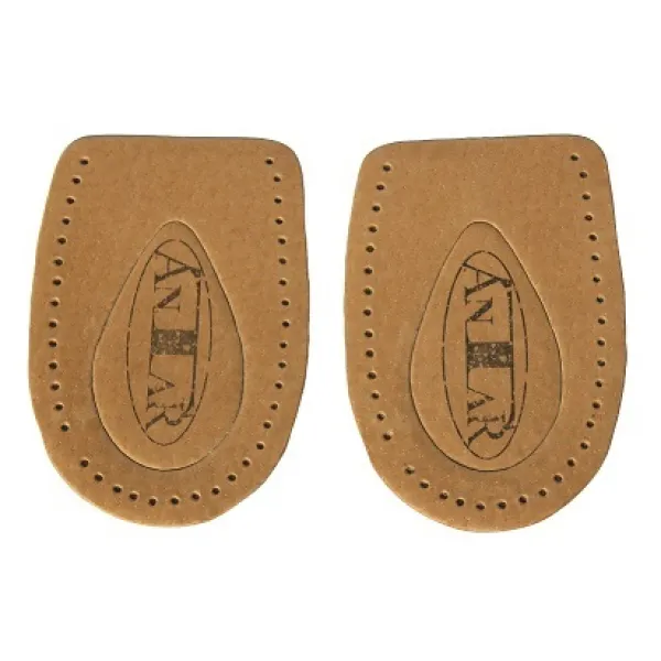 Подпяточники ортопедические кожаные на пробковом основании со съемным амортизатором мужские Antar АТ53510 Подпяточники ортопедические кожаные на пробковом основании со съемным амортизатором мужские Antar АТ53510