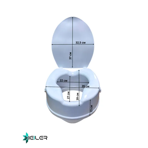 Сиденье (насадка) для унитаза Heiler BA355 (высота 15 см)