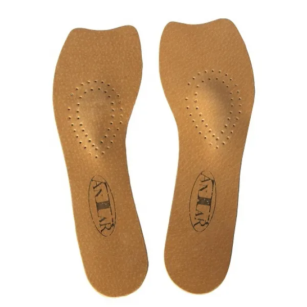 Стельки ортопедические кожаные при поперечном плоскостопии 3/4 амортизирующие Antar АТ53504